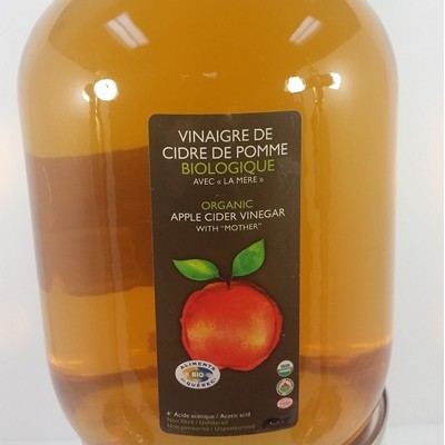 Vinaigre de cidre de pomme biologique QC - 250ml